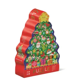 Crocodile Creek Puzzels Puzzle Weihnachtsbaum 24 Teile