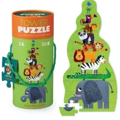 Crocodile Creek Puzzels Puzzle Turm Dschungel 30 St. 3 Jahre+