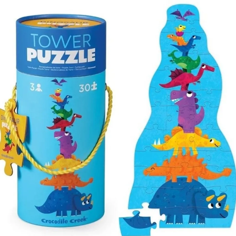 Crocodile Creek Puzzels Puzzle Turm Dino 3 Jahre+