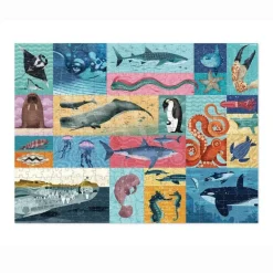 Crocodile Creek Puzzels Puzzle Giants Ozeantiere 500 Teile