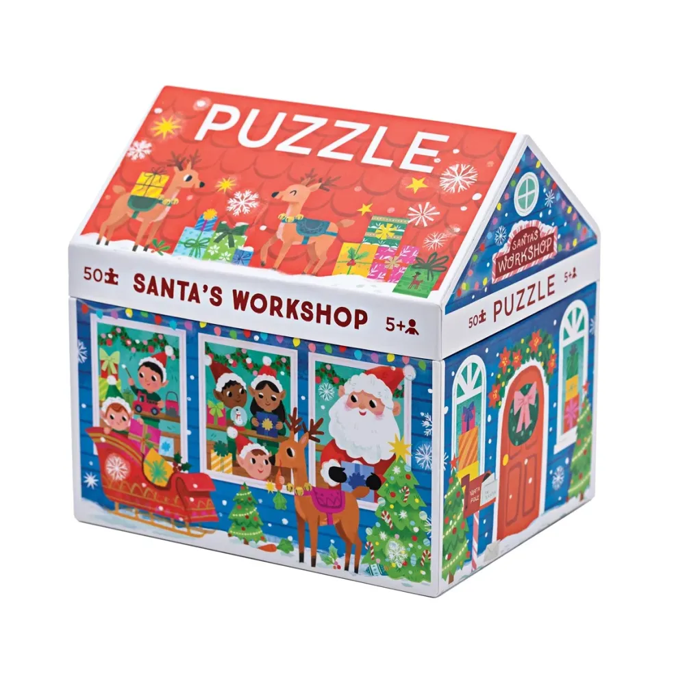 Crocodile Creek Puzzels Puzzle Santa's Workshop 50 Teile