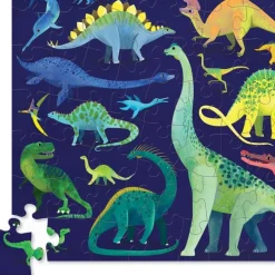 Crocodile Creek Puzzels Puzzle Dino World 100 Teile 5 Jahre+