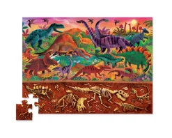 Crocodile Creek Puzzels Puzzle Above Below Dinosaurier 4 Jahre+