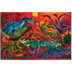 Crocodile Creek Puzzels Puzzle Dazzling Dinos 60 tlg. 4 Jahre+
