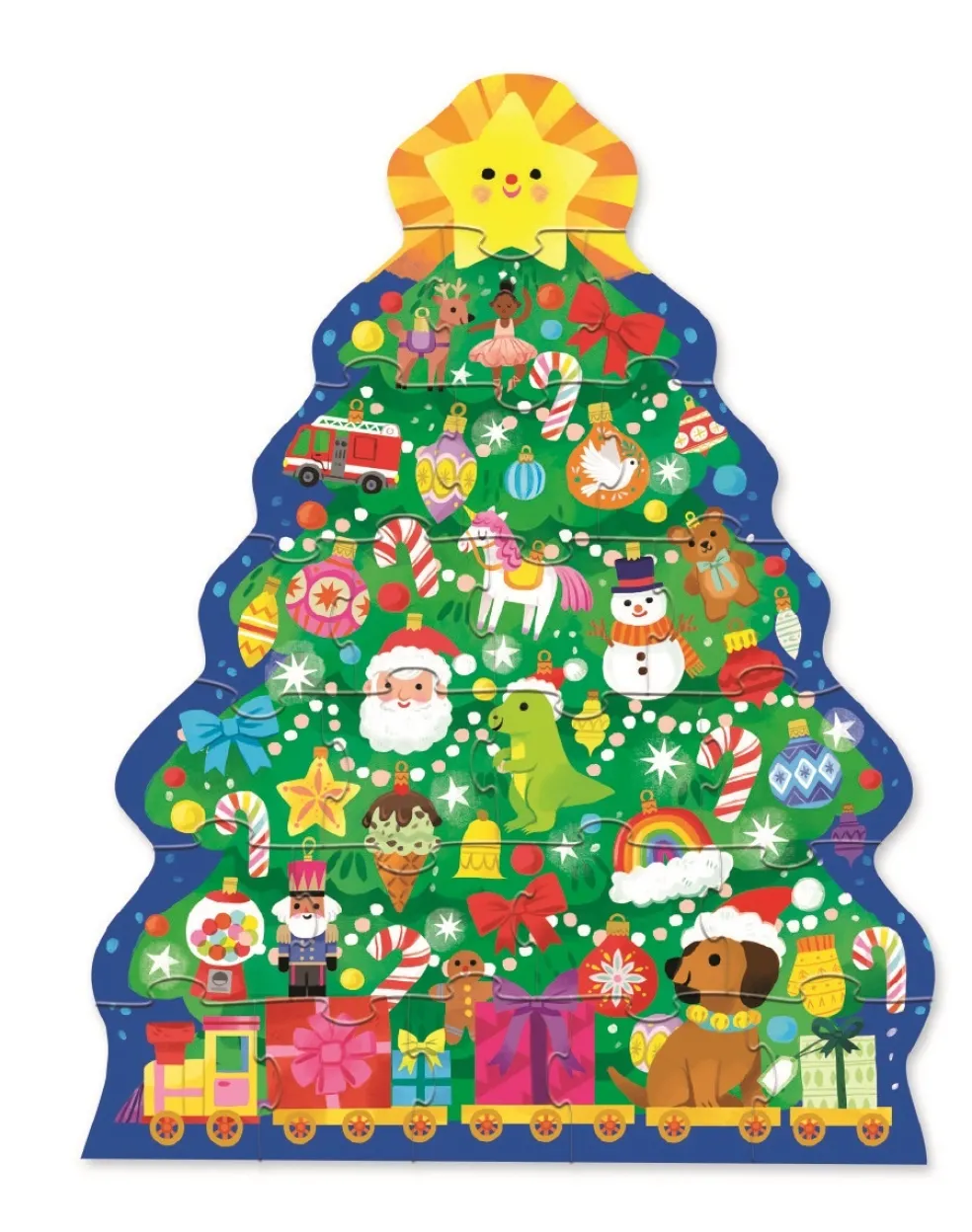 Crocodile Creek Puzzels Puzzle Weihnachtsbaum 24 Teile