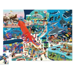 Crocodile Creek Puzzels Puzzle Tag im Aquarium 48 Teile 4 Jahre+
