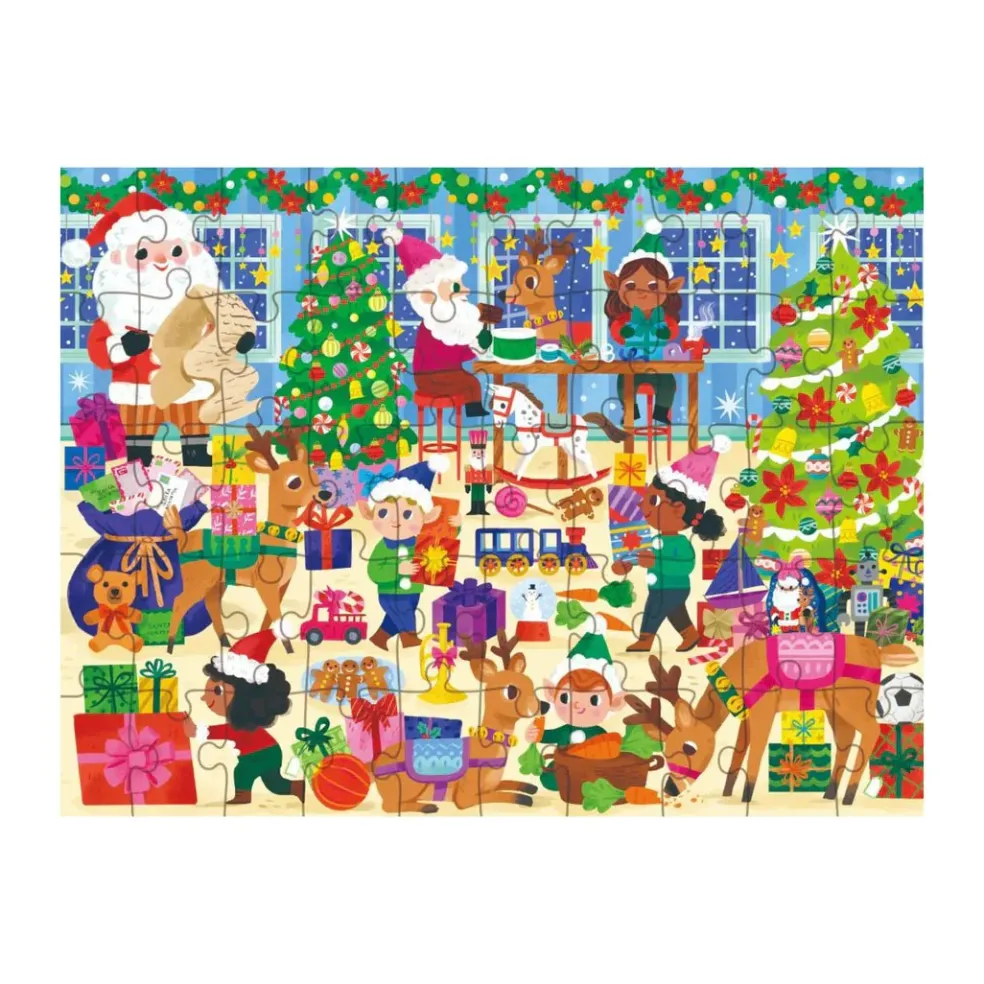 Crocodile Creek Puzzels Puzzle Santa's Workshop 50 Teile