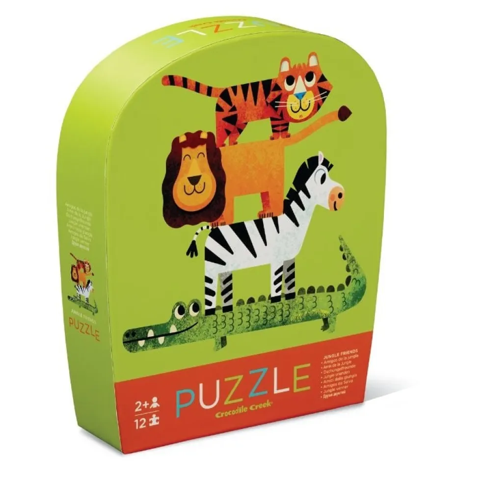 Crocodile Creek Puzzels Puzzle Jungle Friends 12 Teile 2 Jahre+