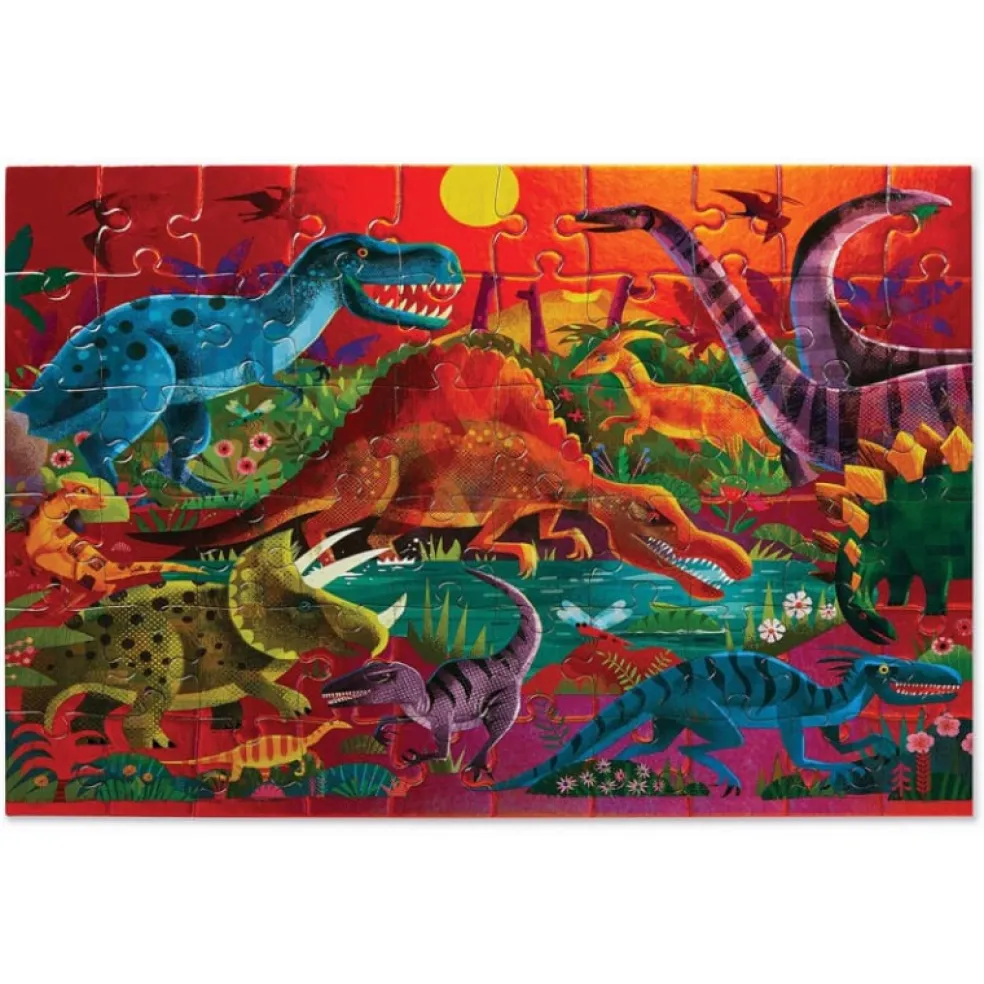 Crocodile Creek Puzzels Puzzle Dazzling Dinos 60 tlg. 4 Jahre+