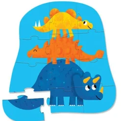 Crocodile Creek Puzzels Puzzle Dino Friends 12 Teile 2 Jahre+