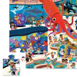 Crocodile Creek Puzzels Puzzle Tag im Aquarium 48 Teile 4 Jahre+