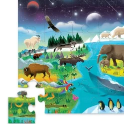 Crocodile Creek Puzzels Puzzle Above Below Earth & Space 4 Jahre+