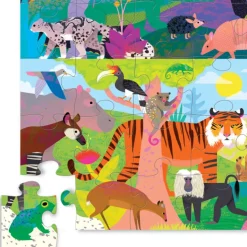 Crocodile Creek Puzzels Puzzle Tag & Nacht 48 Teile 4 Jahre+
