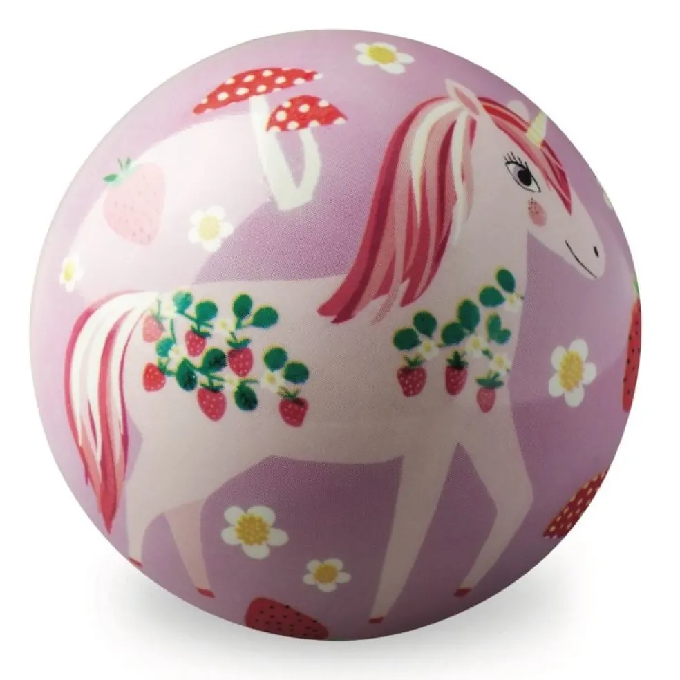 Crocodile Creek Puzzels Spielball Rosa Einhorn 10 cm