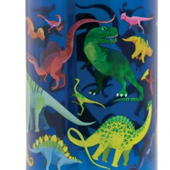 Crocodile Creek Puzzels Trinkflasche mit Strohhalm Dinosaurier