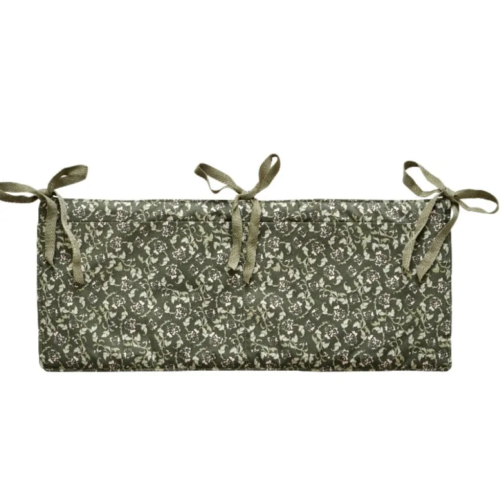 Garbo & Friends Baby Betttasche Floral Moss Grün