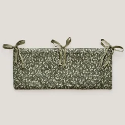 Garbo & Friends Baby Betttasche Floral Moss Grün