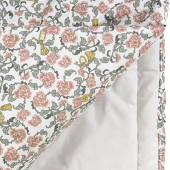 Garbo & Friends Baby Decke Floral Vine Rot 90 x 120 cm
