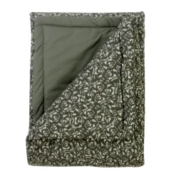 Garbo & Friends Baby Decke Floral Moss Grün 90 x 120 cm