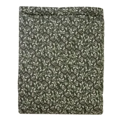 Garbo & Friends Baby Decke Floral Moss Grün 90 x 120 cm