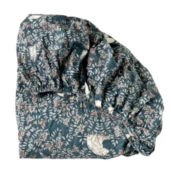 Garbo & Friends Baby Spannbettlaken Fauna Blau 60 x 120 cm