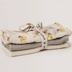 Garbo & Friends Baby Spucktücher Mimosa 3er Pack