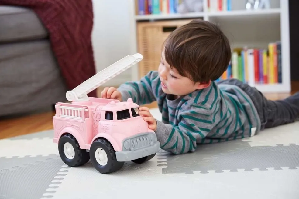 Green Toys Feuerwehrauto Rosa