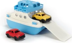 Green Toys Fähre mit Auto blau