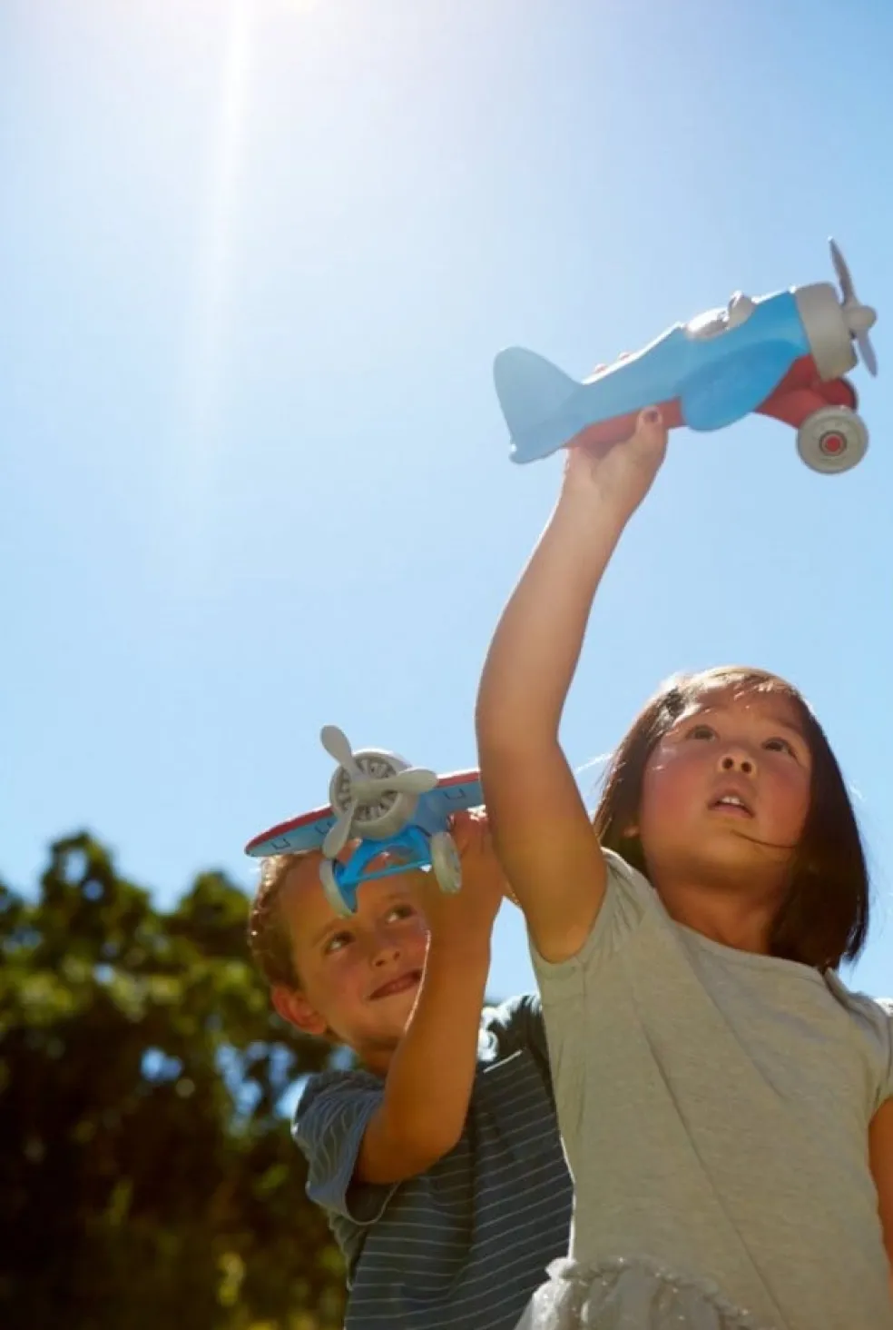 Green Toys Flugzeug Blau