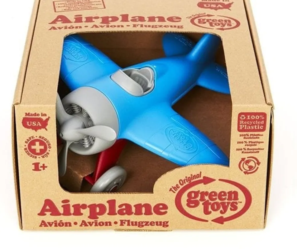 Green Toys Flugzeug Blau