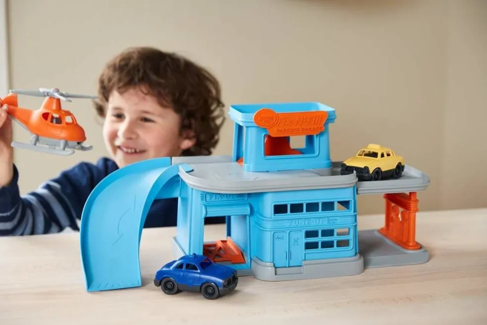 Green Toys Garage Blau