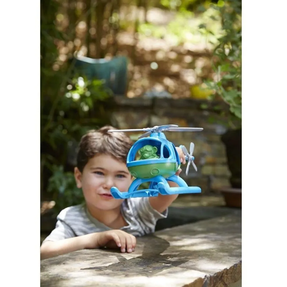 Green Toys Helikopter Blau