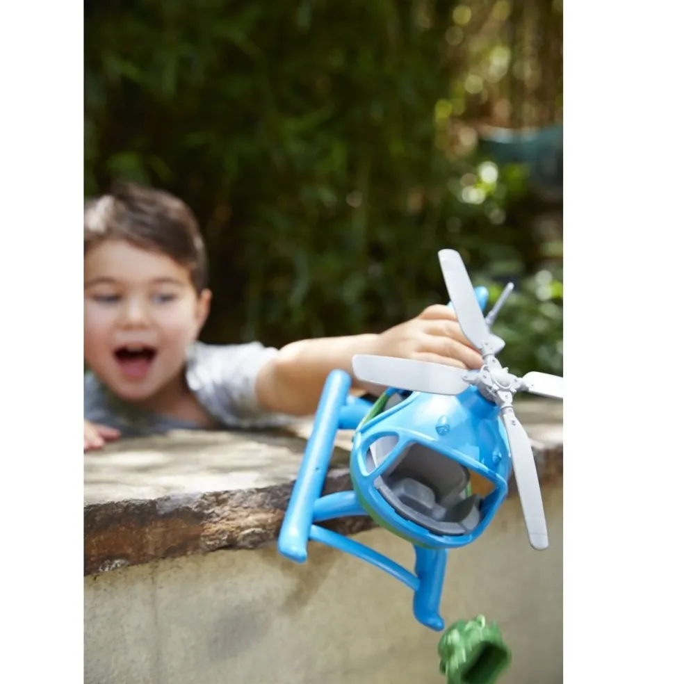 Green Toys Helikopter Blau