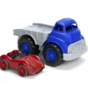 Green Toys Lkw mit Rennwagen Blau