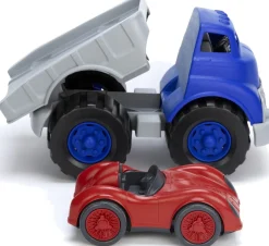 Green Toys Lkw mit Rennwagen Blau