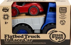 Green Toys Lkw mit Rennwagen Blau