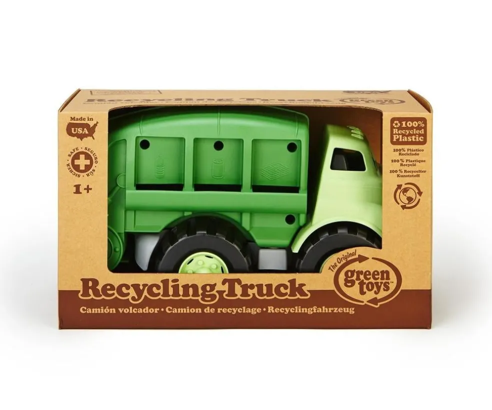 Green Toys Mullwagen Grün