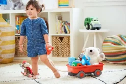 Green Toys Nachzieh-Wagen Orange