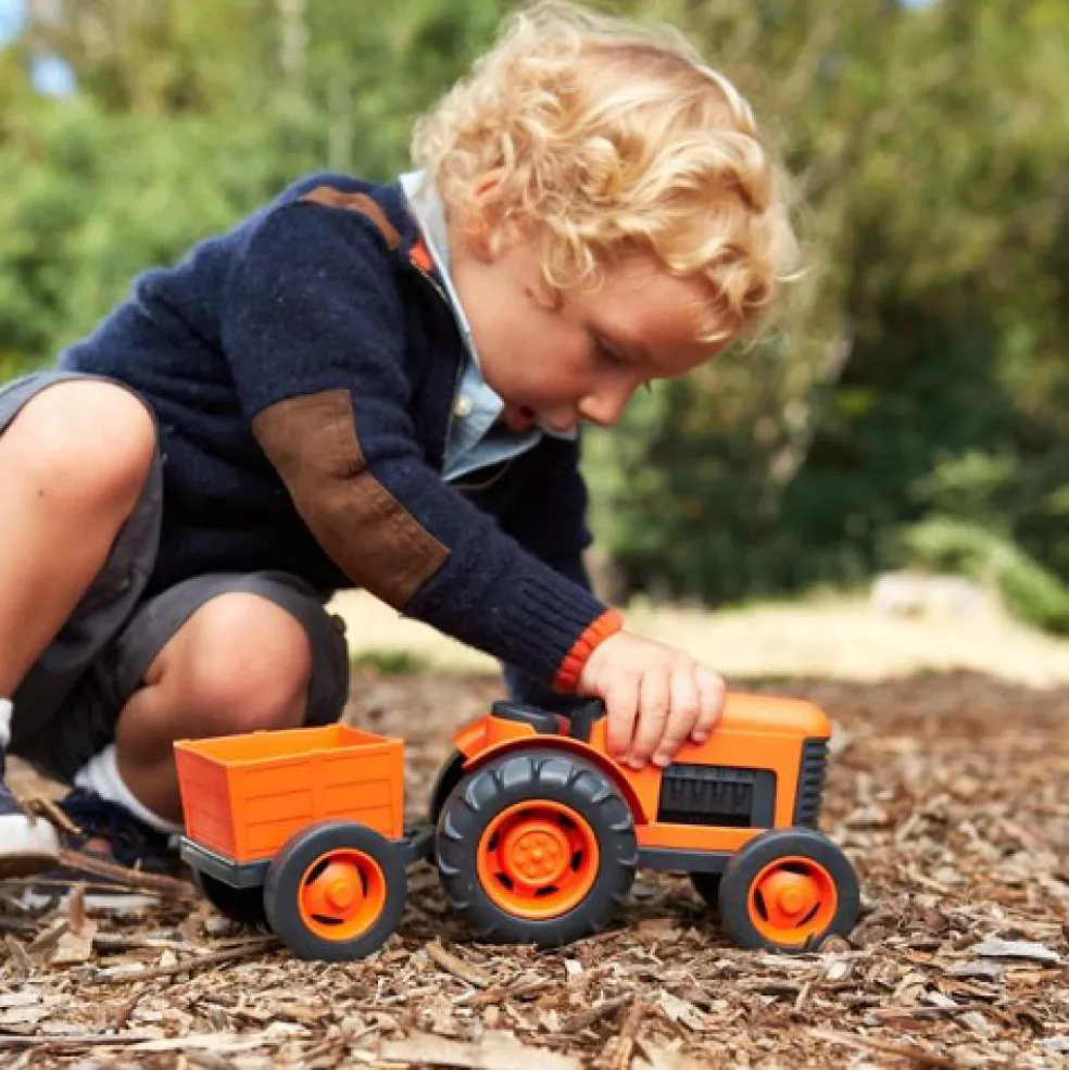 Green Toys Traktor Orange