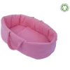 Hollie Poppenspeelgoed Puppen-Tragekorb Rosa
