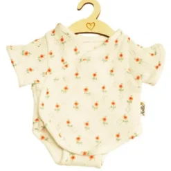 Hollie Poppenspeelgoed Puppenstrampler Beige Blumen (für Gordi)