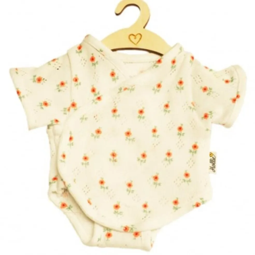 Hollie Poppenspeelgoed Puppenstrampler Beige Blumen (für Gordi)