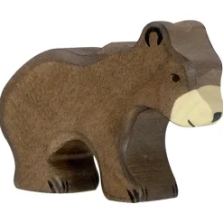 Holztiger Braunbär klein Holz 80185 8,5 cm