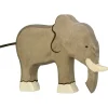 Holztiger Elefant Holz 80147 19 cm