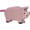 Holztiger Ferkel rosa 80066 6 cm