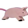 Holztiger Ferkel rosa 80067 8 cm