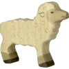Holztiger Lamb beige Holz 80076 7 cm