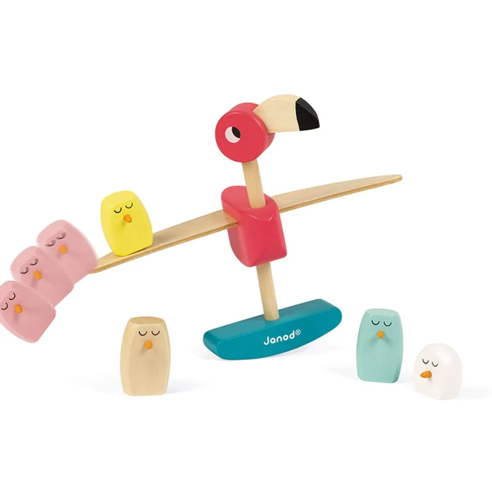 Janod Balance Spiel Flamingo aus Holz