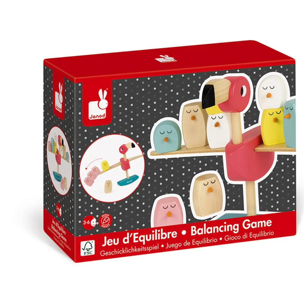 Janod Balance Spiel Flamingo aus Holz