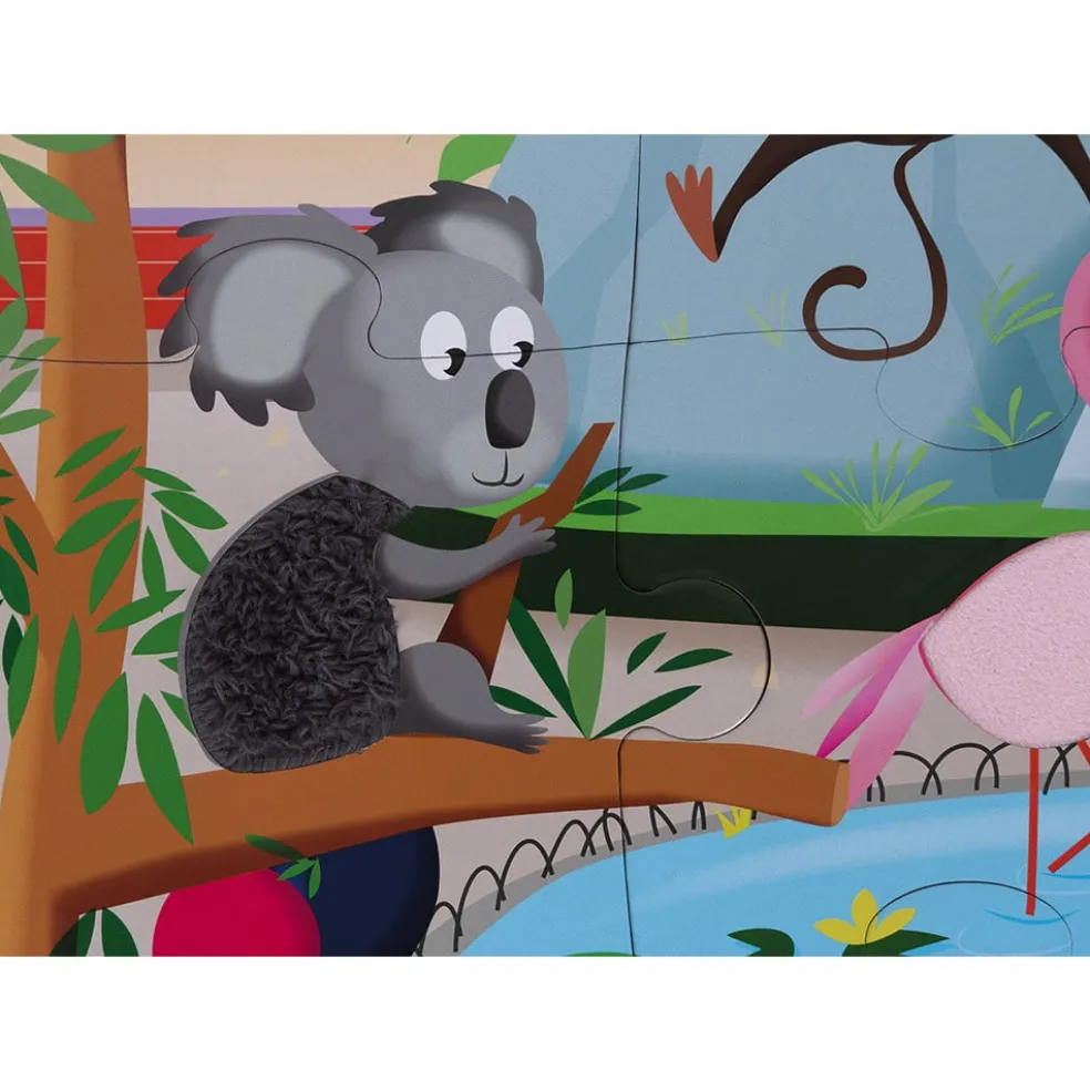 Janod Haptik Puzzle Im Zoo 20 st.